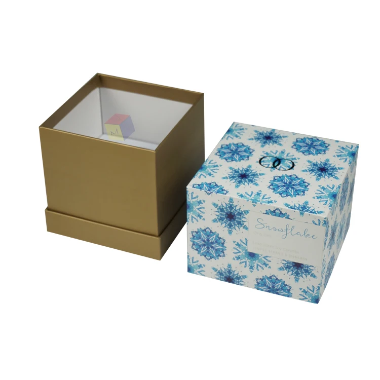 hot sale square shape candle packaging gift box supplier