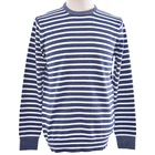 100% Cotton Factory Price Wholesale Stripe Pullover Man's 100% Cotton Sweaters