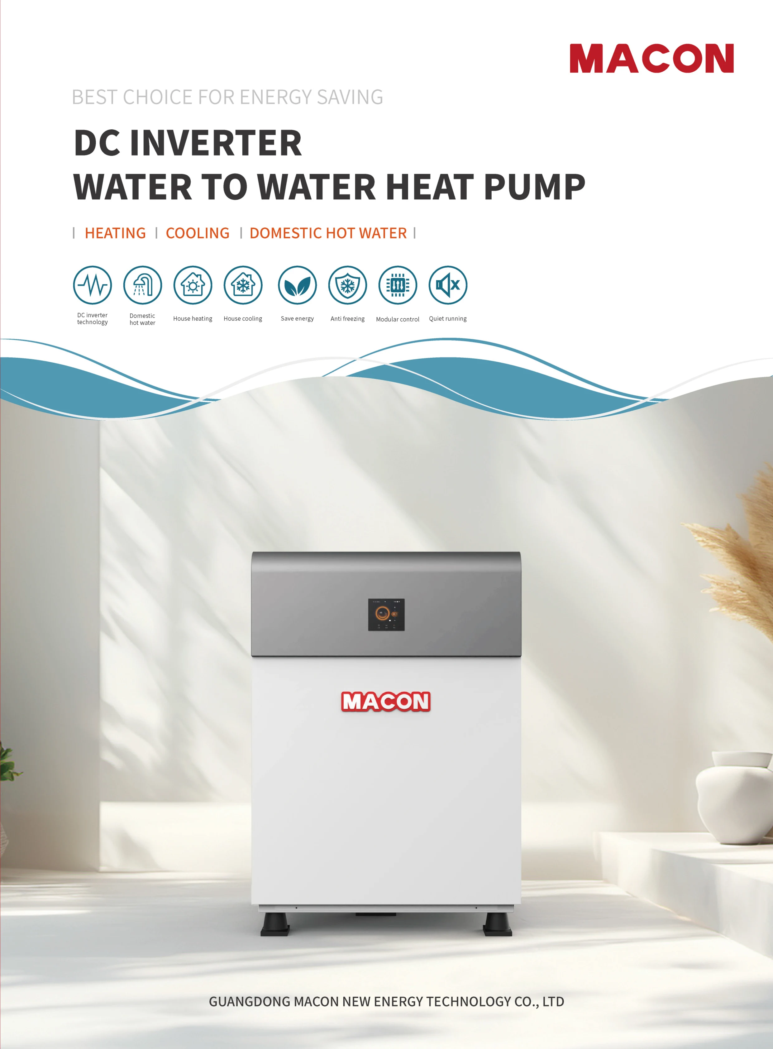 Water Source Heat Pump, 21kw, Inverter - detail 6