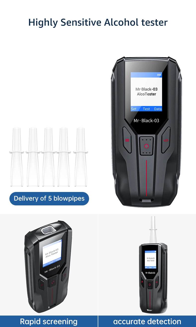 2024 High Quality Breathalyzer With Pse/ce/fcc/rohs Alcohol Testers