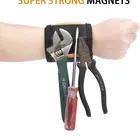 Tool Tool Wristband With 2 Pockets 12 Super Strong Magnets Magnetic Wristband Hot For Sale