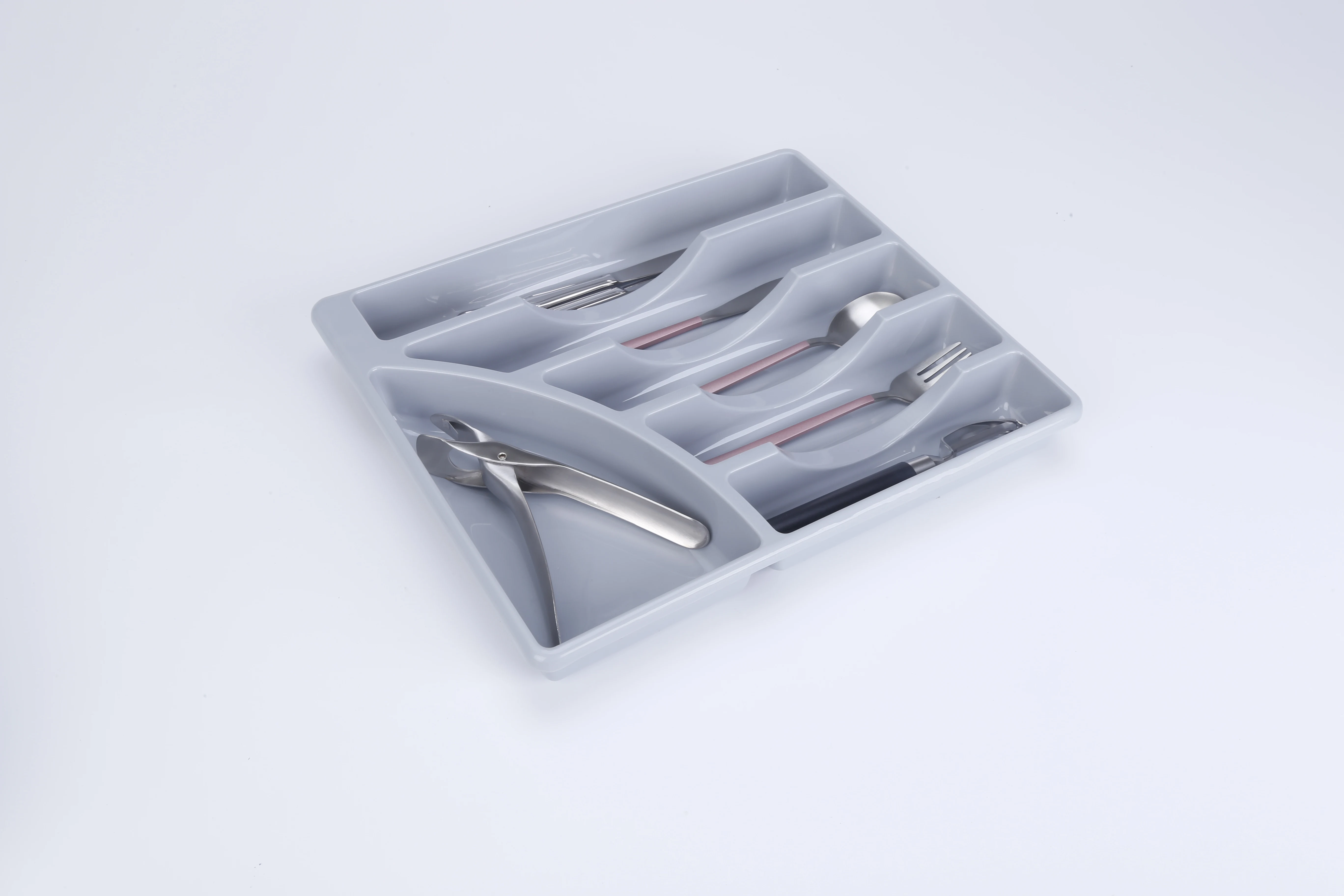 High Quality Plastic Cutlery tray Insert Flatware Tableware Utensil storage cutlery holder for kitchen organizer