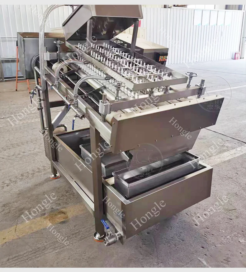 Automatic Shrimp Peeling and Deveining Machine for Shrimp Skin Remove Cleaning Skinning Cutter Industries for Farm Use manufacture