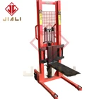 C-shaped Steel Manual Hydraulic Forklift Push Floor Cattle Forklift 2 Ton DF Welding Cylinder Small Pallet Truck