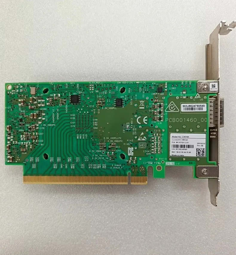 MCX515A-CCAT ConnectX-5 Network Interface Card with 10/25GbE Speed PCIe3.0 x16 Interface and Single-port SFP28