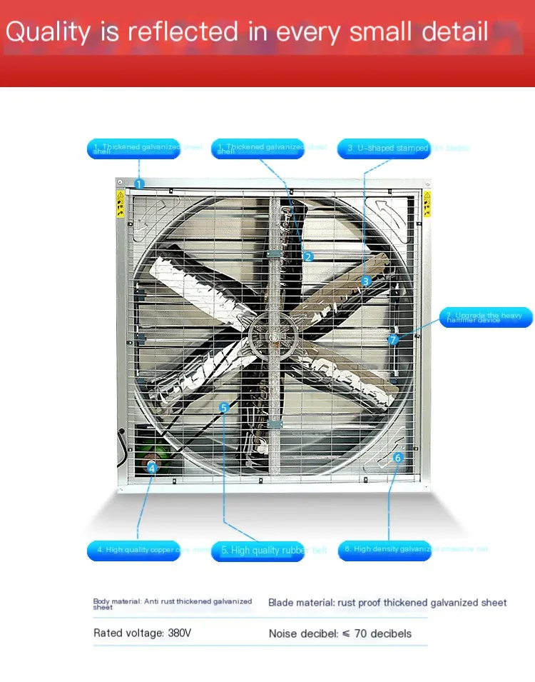 Axial Flow Fan, Electric, Cast Iron - detail 14