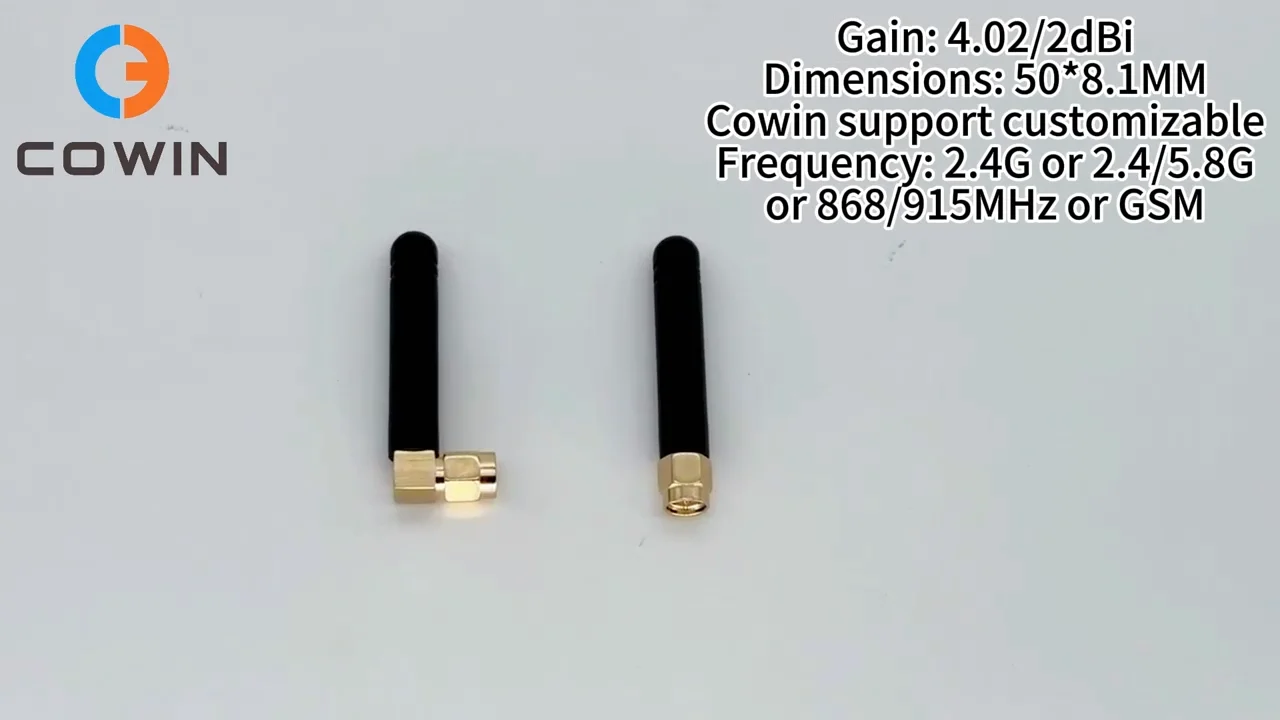 50mm Rubber Duck Antenna With Sma Male Connector Buy External 2 4g