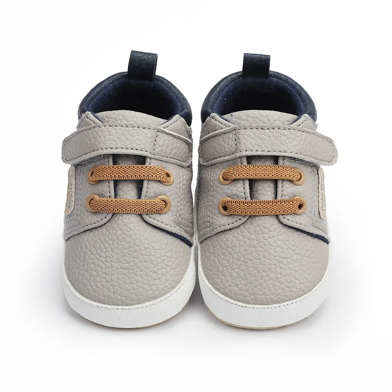 202 Hot Selling High Quality Soft TPR Anti-slip Outsole Babies Toddler Boy Shoes Prewalker Shoes for Boys supplier