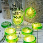 Lemon String String Light 1.5m 10 LED Bright Colour Light Battery Operated LED Lemon Lamp String Lights