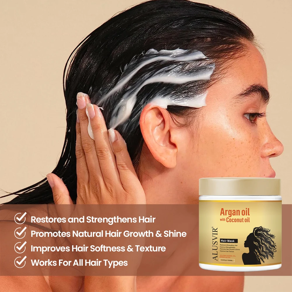 Professional Private Label Moisturizing Repairing Smoothing Hair Care Keratin Argan Oil Smoothing Hair Mask For Hair Treatment