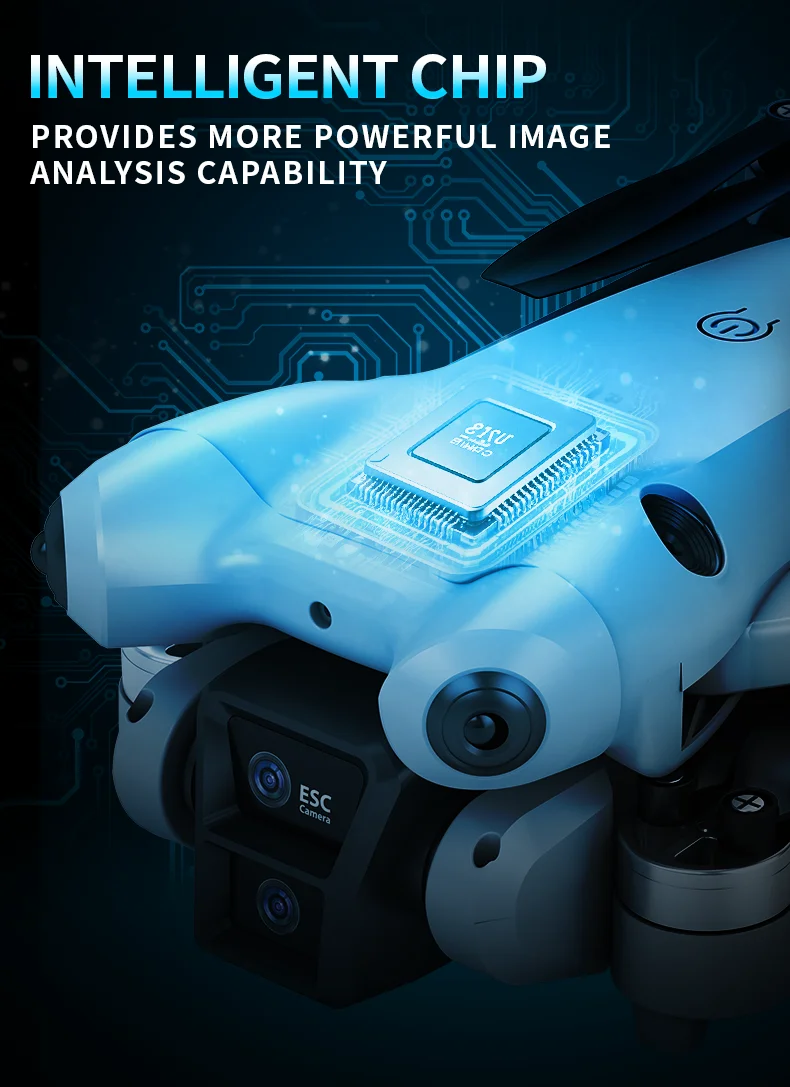 Drone M4 ultra-convivial pour les débutants GPS télécommande haute longue portée connectivité WIFI suivez-moi Drone cadeau d'évitement d'obstacles