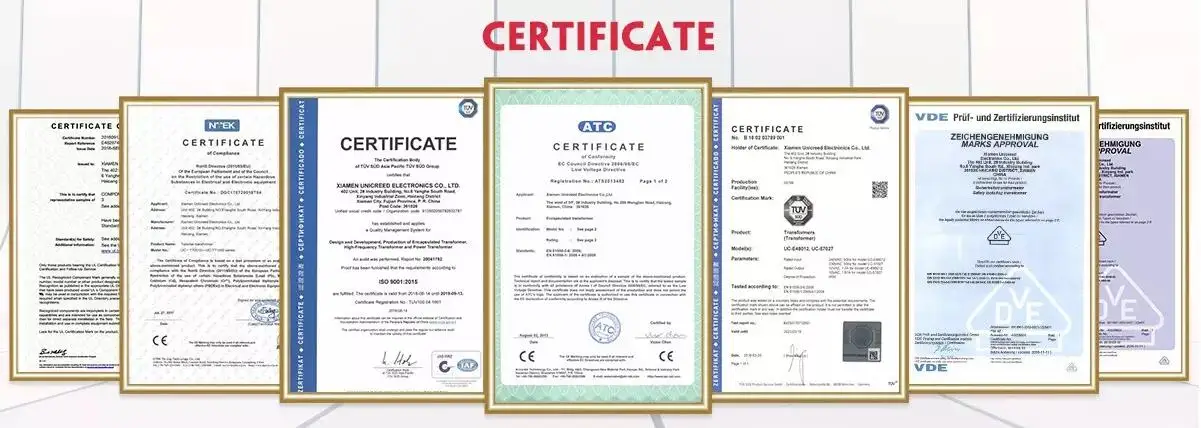 Certifications