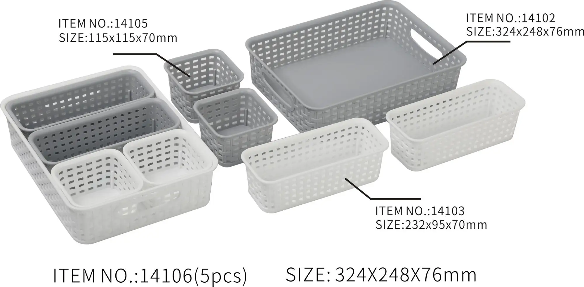 Haixing wire baskets for storage wire mesh storage basket