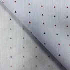 Cotton 100% Cotton Reactive Yarn Dyed Printing Poplin Men Shirts Woven Fabric