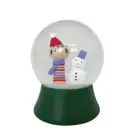 Bulk 80MMSnowball Resin Gifts Crafts Snow Globe Glass Water Ball For Home Decoration