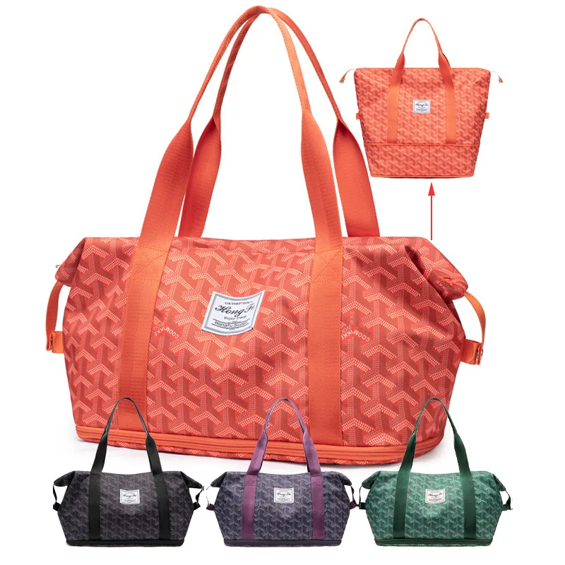 Wholesale large capacity shopping shoulder bag waterproof sports fitness yoga bag durable light travel duffel bags