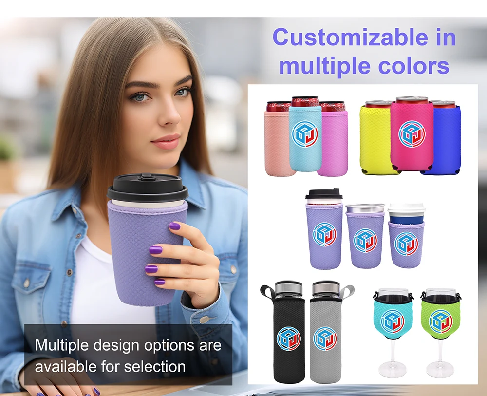 Custom Logo Diy Blank Can Cooler Neoprene 12Oz Beer Cooler Sublimation Stubby Holder for Outdoor Events manufacture