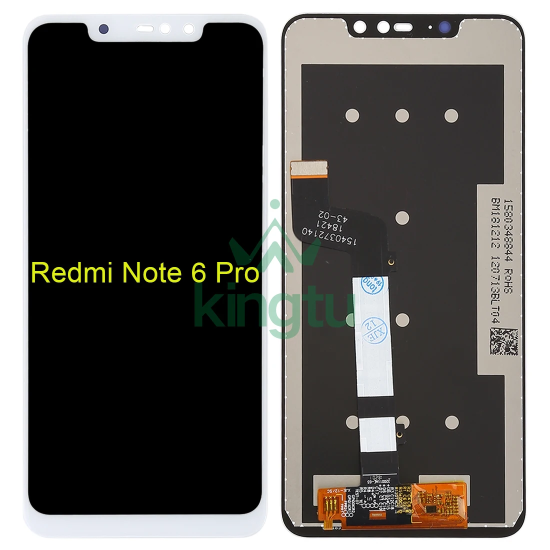 redmi note 6 pro touch combo price