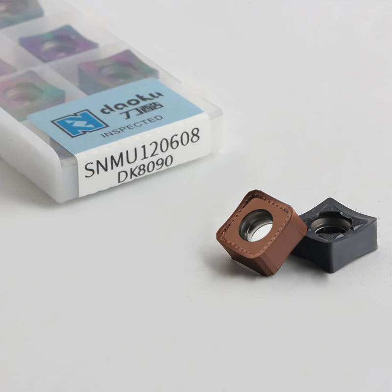 CNC Milling Inserts with Internal Coolant Tungsten Carbide Milling Insert SnMU1206 SnMU120608 SnMU120612 OEM Customizable supplier