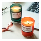 Personalized Candles Hot Selling Personalized Luxury Custom Packing With Foldingbox Glass Jar Scented Soy Candles