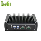 Iwill Core I5 8250U I7 8550U Fanless Mini Barebone System With 6 USB And 2 COM For Kiosk