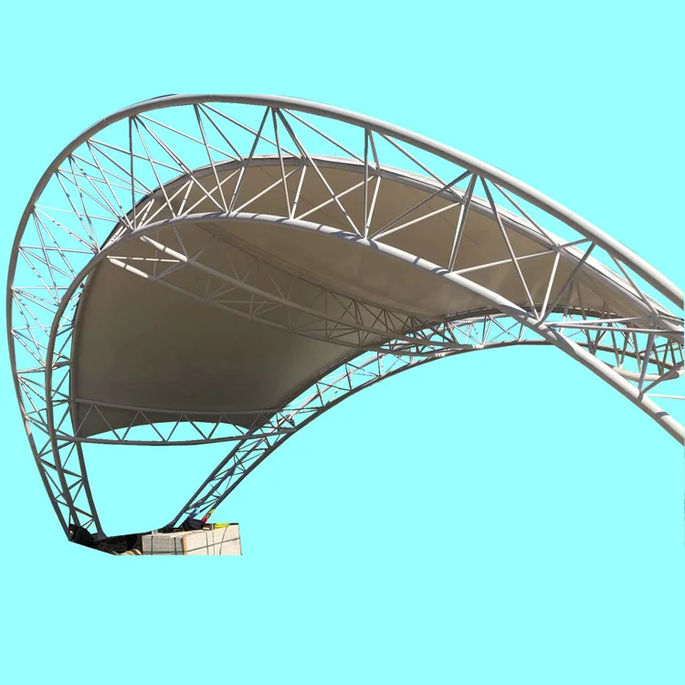 Ptfe Architectural Prefabricated Roof Awning Canopy Stage Pvdf