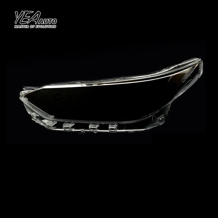 product yea auto car headlight cover headlight glass lens glass for toyota vios lens cover 2018 2019 2020 pc lampshade clear shell-3