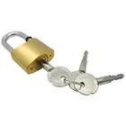 The Padlock World Top Brand Quality Long And Normal Shackle Solid Brass 40mm Cross Key Padlock