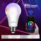 Bulb Amazon Hot Sale US A19 A60 CCT Adjustable Dimmable Smart Bulb RGB Wifi Alex
