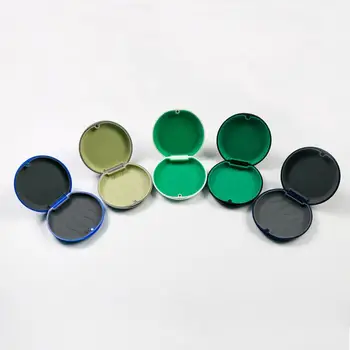 Multi-colors Orthodontic Customized UV Printing Magnet Dental Retainer Case with Mirror