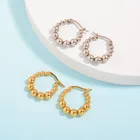 Beaded Earrings Polynesian New 2021 Brand Jewellery Gold Plated Stainless Steel Beaded Earrings