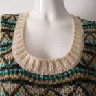 Women Vest Women Spring Jacquard Wool Vest Waistcoat Sweater 2022