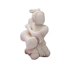 Antique Jade Antiqued Jade Interesting Musical Instrument Performance Antique Jade People Combination Antiqued Jade
