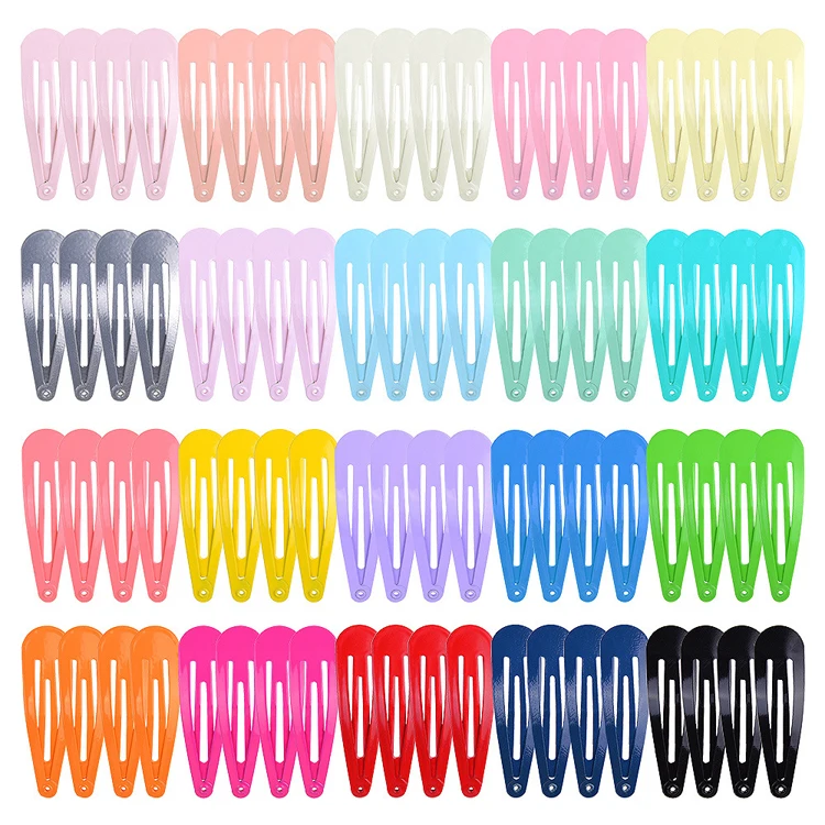 Hot Selling Children Colorful drop shape hair clip for girl Cute Bobby  hairpins  kids hair accessories