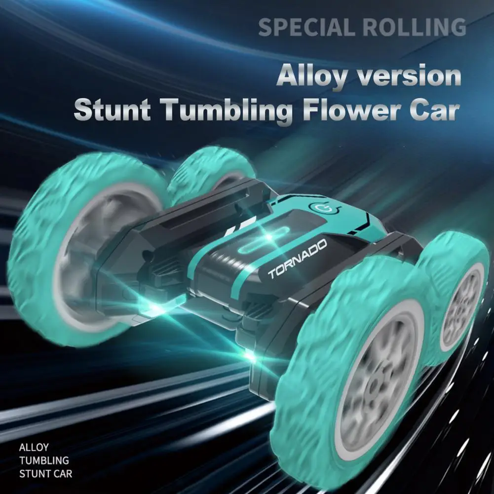 2.4G Remote Control Stunt Drift Car 360 Degree Rotating Rollover Torsion Rc Cars Double-Sided Stunt Vehiches Toys