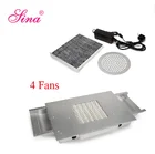 Nail Fan 4pcs 2020 OEM Factory Sell New Nail Salon Table Vacuum Nail Dust Fan Extractor Collector