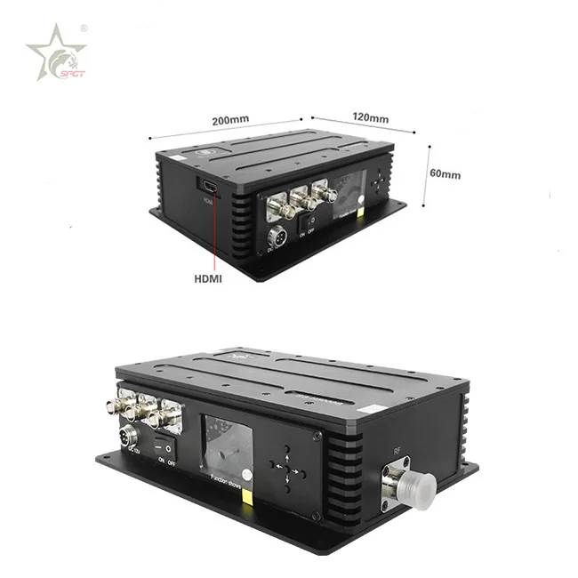 Security Safety Products 100km Long Range Transmission Cofdm Uav Monitoring Center Ground Control Station for Anti-spy Equipment