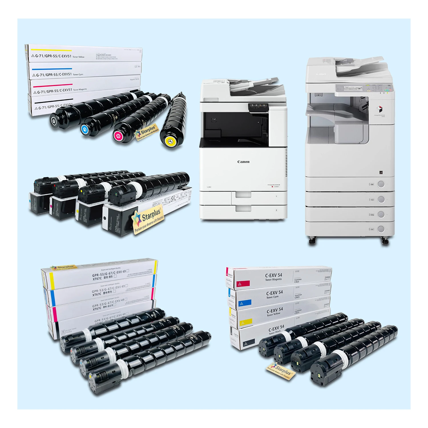 Original Quality Copier Toner Cartridges Npg Gpr C