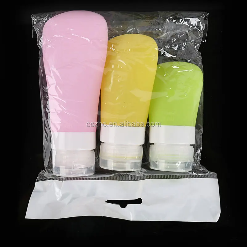 Travel Accessories Toiletries Travel Shampoo And Conditioner Silicone Travel Bottle