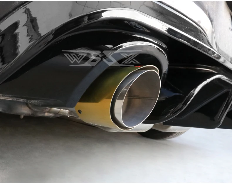 High Performance Universal Exhaust Muffler Gold Exhaust tips Auto Accessories Exhaust Tail Pipe