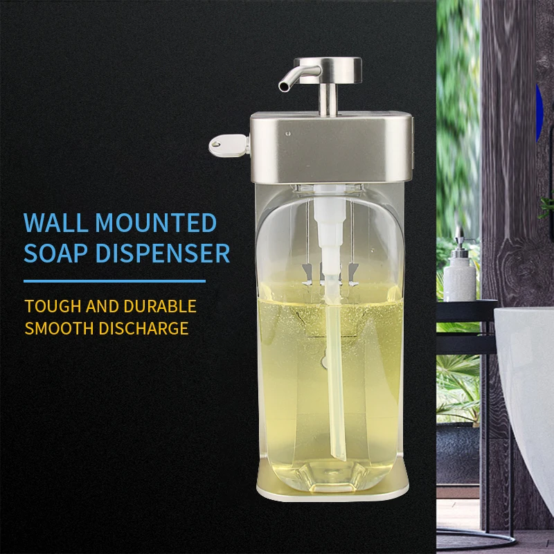 Double Hanging Shower Gel Dispenser & Simplicity Hand Soap Dispenser Bottle & Liquid Soap Plastic Bottle For Hotel