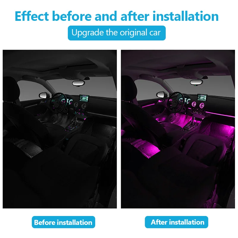 32 Colours Dashboard Trim Ambient Lights For Audi A4 A5 B9 Rs4 Rs5 2017