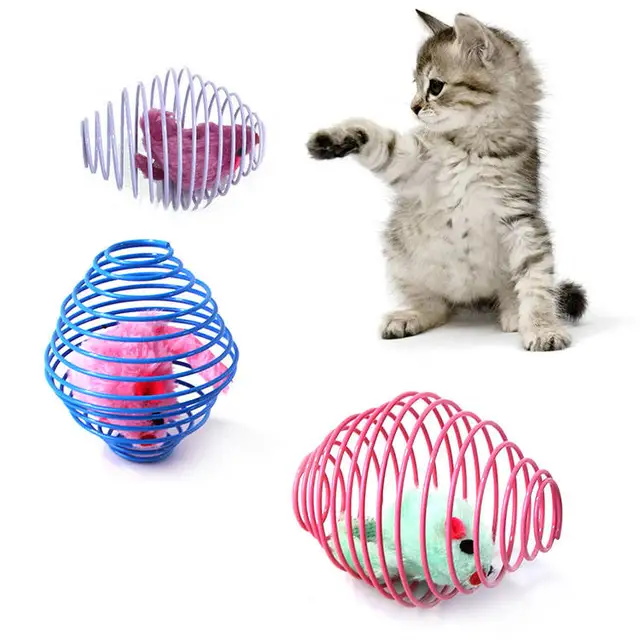New Cage Mouse and Cat Toy Plush Mouse Cute Shape Kitten Pet Toy Trade Assurance Products for Cats and Dogs 10 Pieces 12 Months