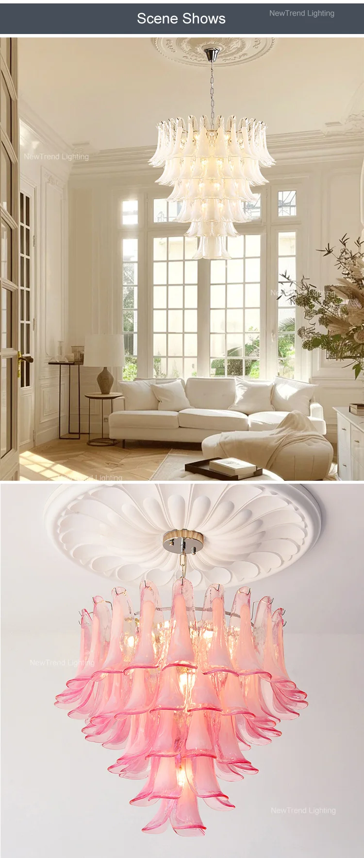 cpl 358 modern design custom indoor decoration lighting hotel villa wedding glass led chandelier -4