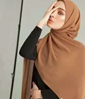 Scarf 2020 Muslim Color Hijab Head Scarf Women Head Wraps Malaysia Shawls Hijab Scarf