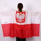 Cape Fan Custom Printing Poland Body Cape Fan Flag