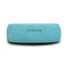 Case Wholesale Customized Personalized Large Fashion Feel Round Folding Metal Leather Eyeglasses Case