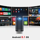 Android Phone BYINTEK P30 360 Degree Speaker Android Wifi Smart Phone Wireless Mini Portable DLP Projector