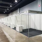 Back 10 Linked Booth 3x3m Back To Back Modular Exhibit Stand For Trade Show Fair Booth