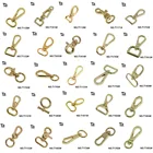 Bag Fitting TANAI Fashion Brass Zinc Alloy Snap Hook Bag Clip Swivel For Handbag Dog Leash Fitting